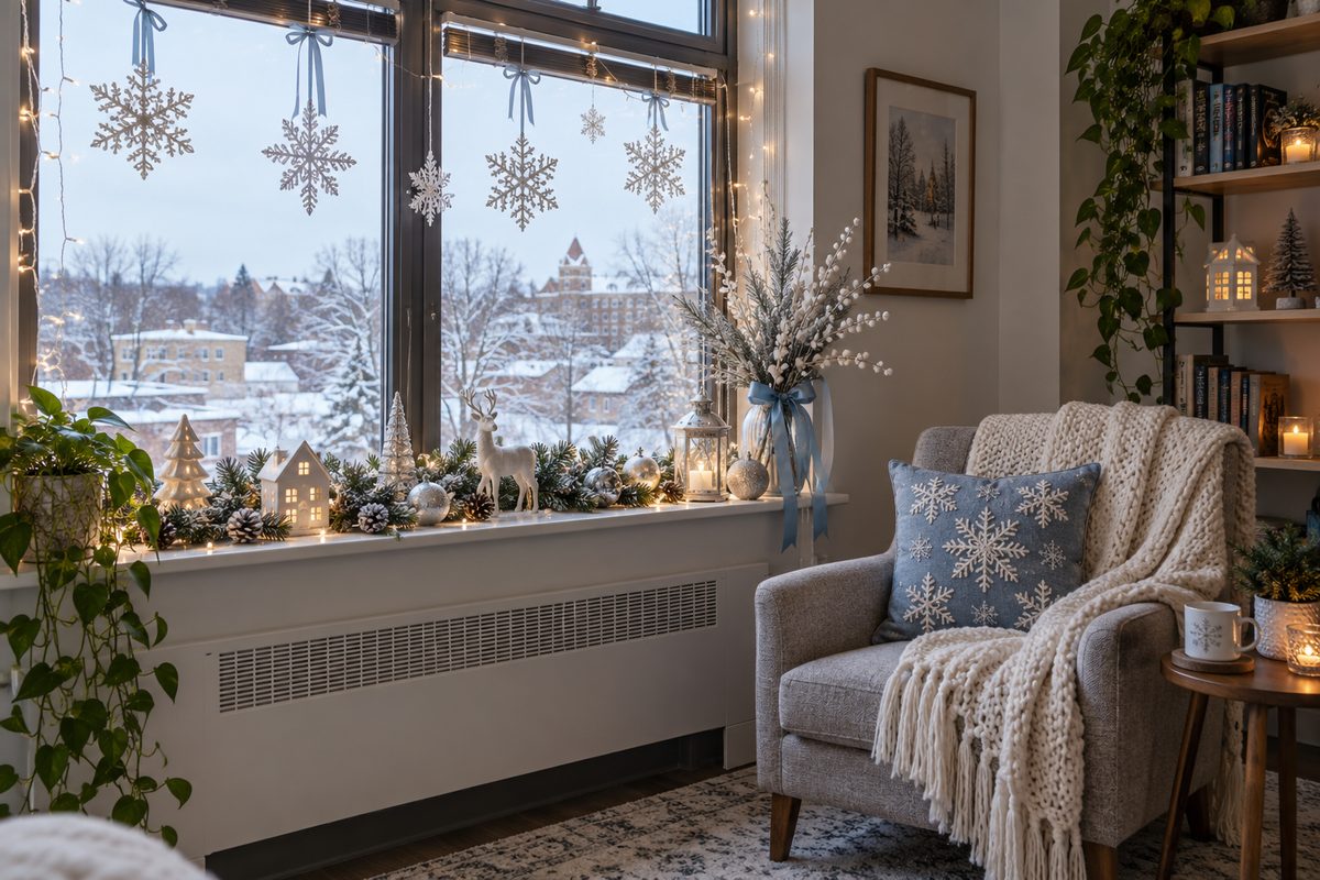 Minnesota Christmas Window Reading Nook